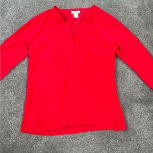 Barneys New York Red Blouse